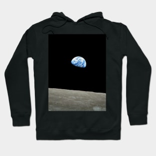 Earth seen by the moon Hoodie